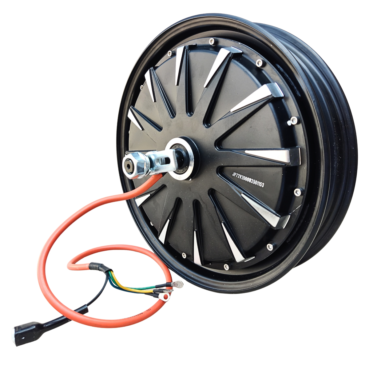 Электрический двигатель в форме колеса