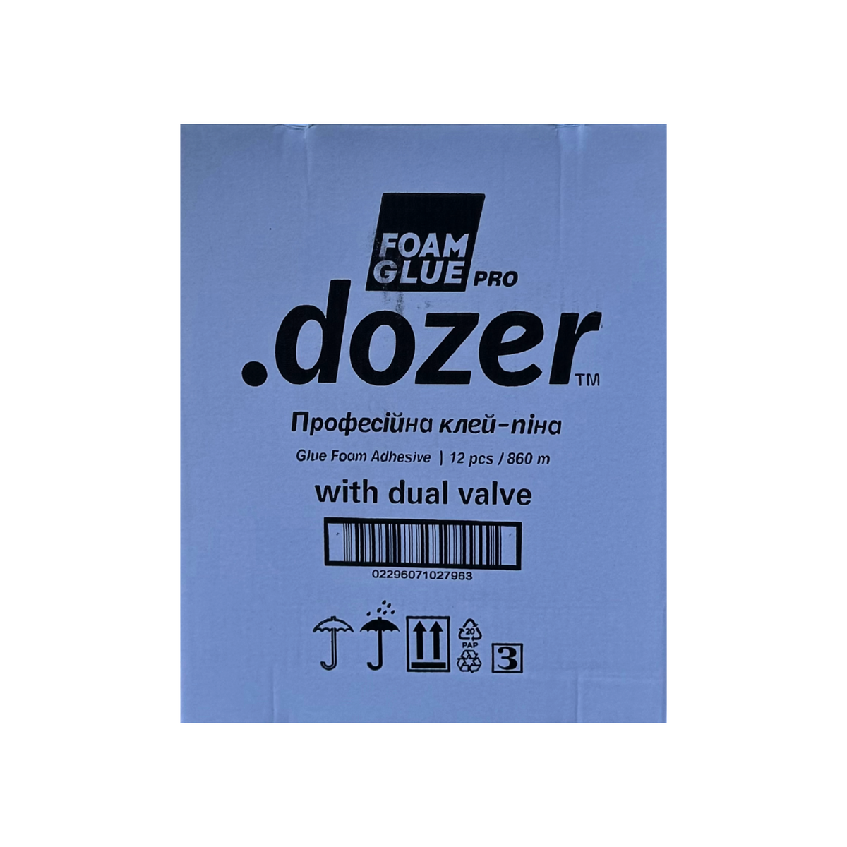 Піна-клей Dozer Dual Valve PRO (860 мл)(12шт/ящ)